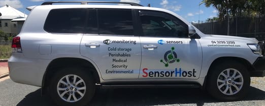 sensorhost vehicle signwriting